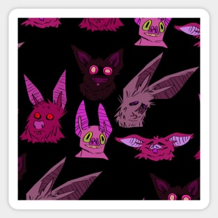 Pink Bats Sticker